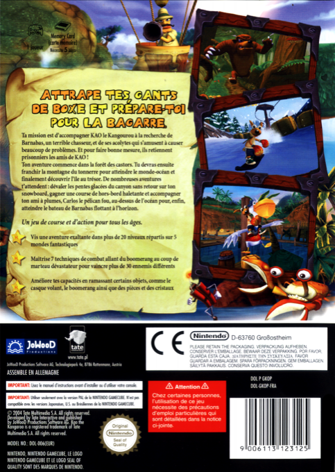 Kao the Kangaroo : Round 2 - Dos