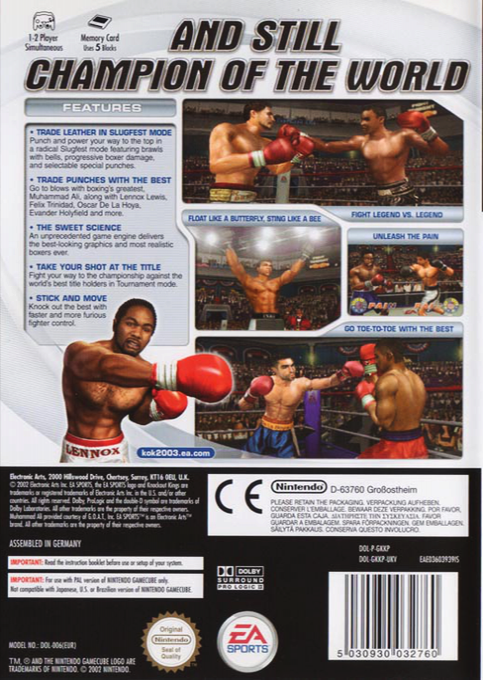 Knockout Kings 2003 - Dos
