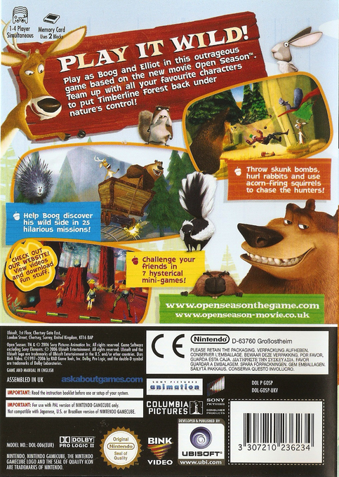 Les Rebelles de la Forêt - Dos