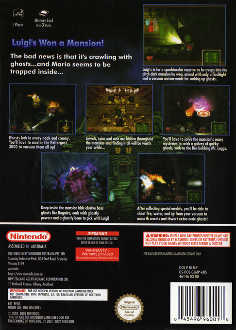 Luigi's Mansion - Dos