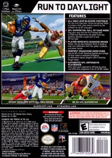 Madden NFL 07 dos