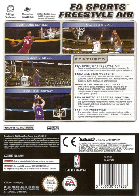NBA Live 2003 - Dos