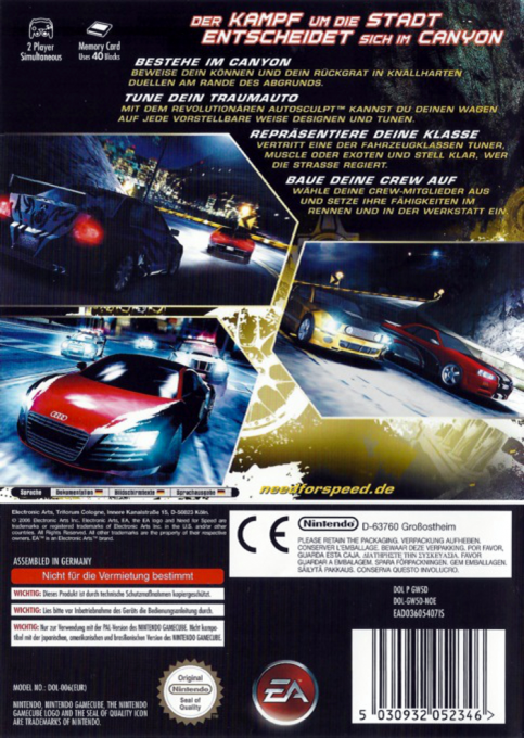 Need for Speed : Carbon - Dos