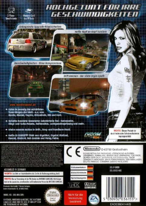 Need for Speed : Underground - Dos