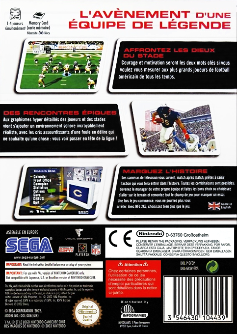 NFL 2K3 - Dos