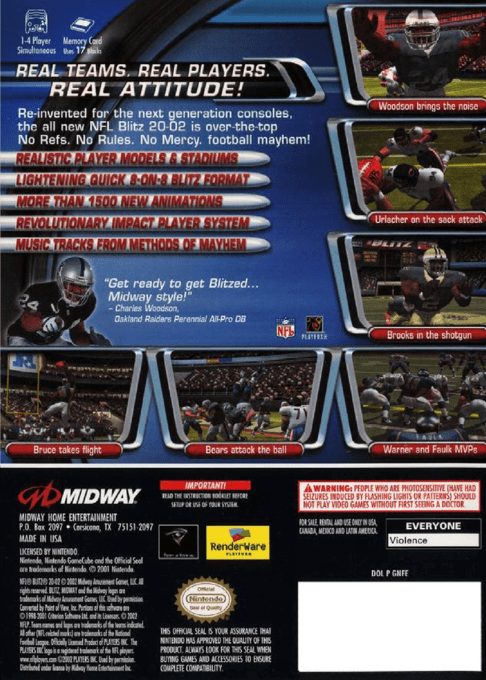 NFL Blitz 2002 - Dos