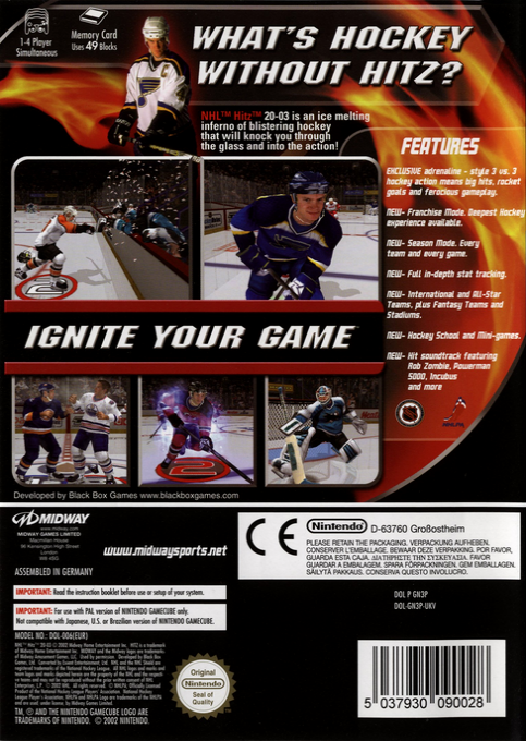 NHL Hitz 20-02 - Dos