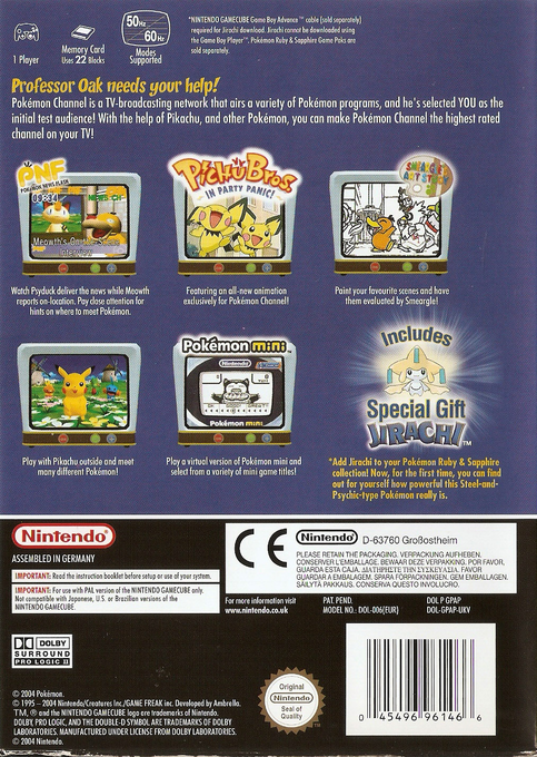 Pokémon Channel - Dos