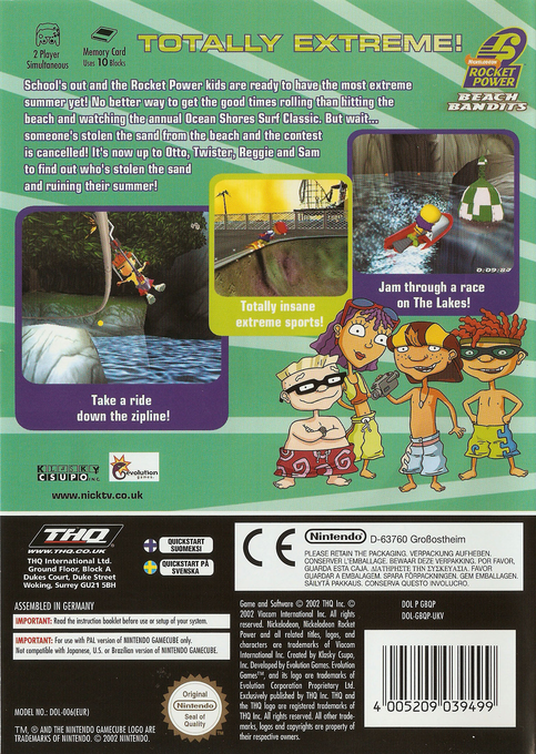 Rocket Power : Beach Bandits - Dos