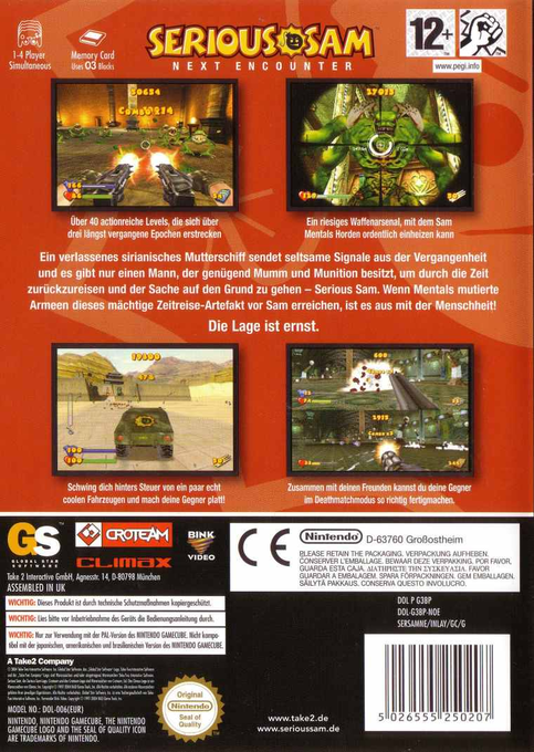 Serious Sam : Next Encounter - Dos