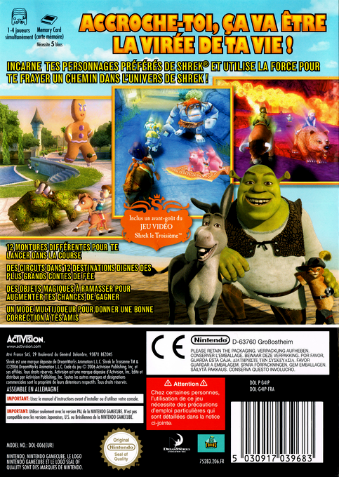 Shrek Smash n' Crash Racing - Dos