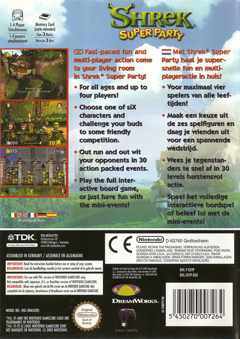 Shrek : Super Party - Dos
