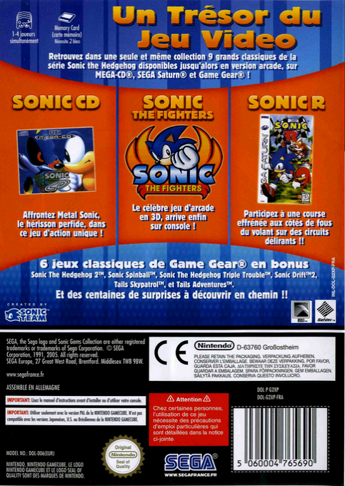 Sonic Gems Collection - Dos