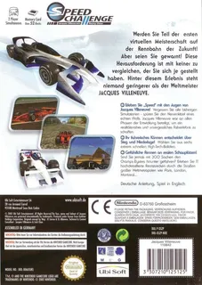 Speed Challenge - Jacques Villeneuve Racing Vision dos