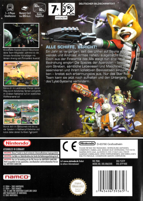 Star Fox : Assault - Dos