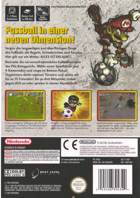Super Mario Strikers - Dos