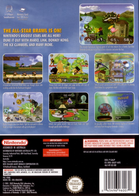 Super Smash Bros. Melee - Dos