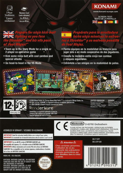 Teenage Mutant Ninja Turtles - Dos