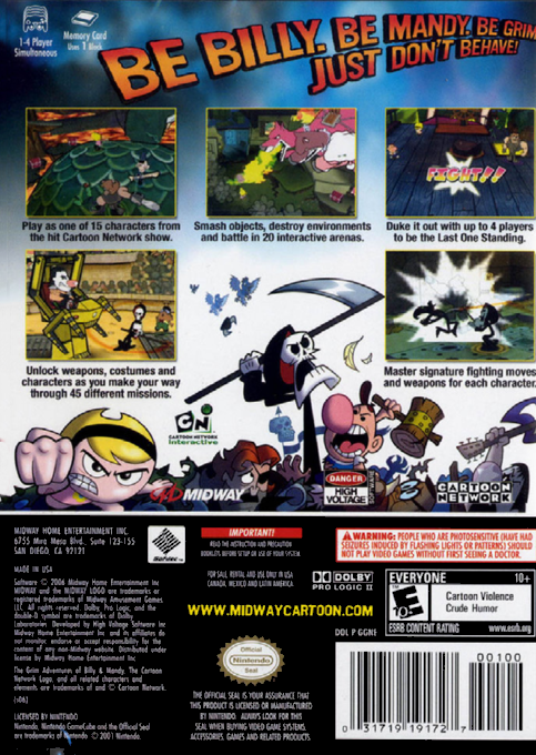 The Grim Adventures of Billy & Mandy dos