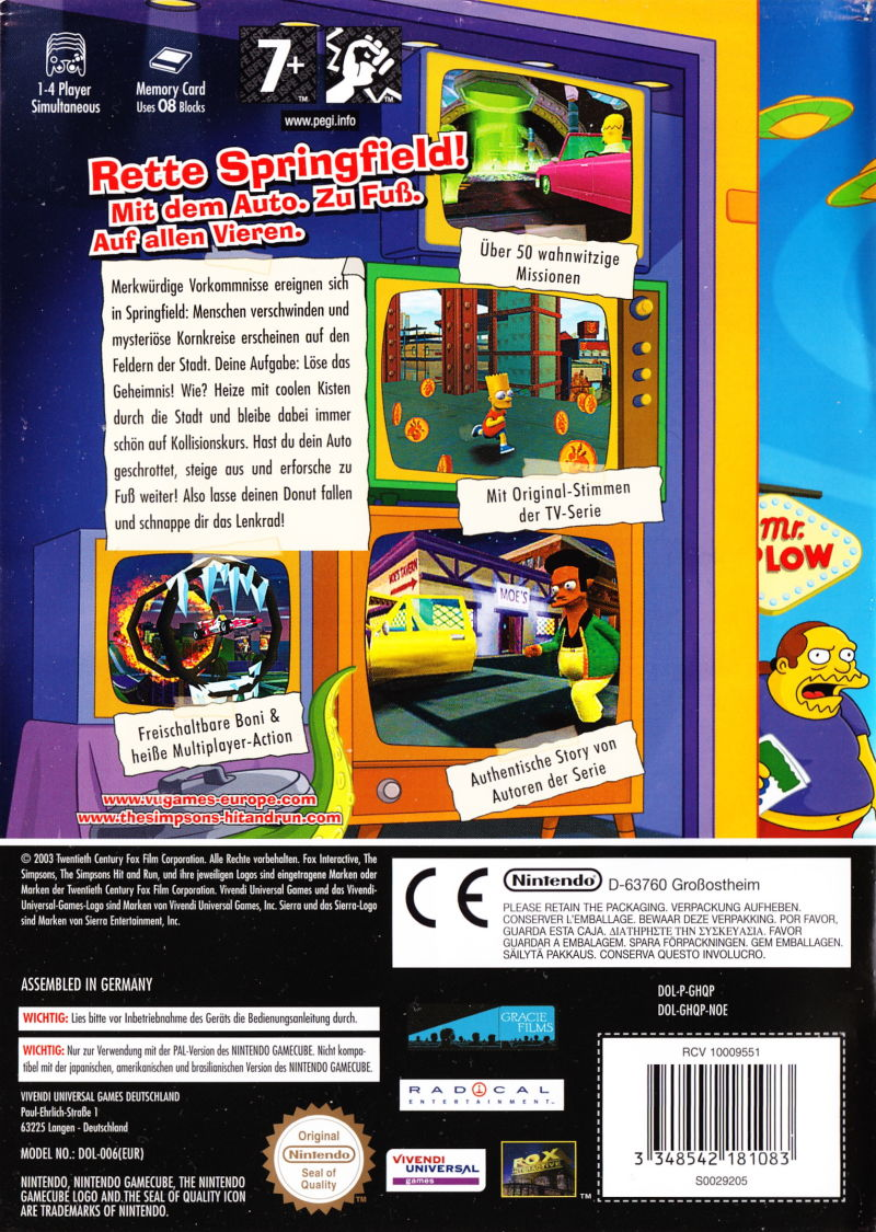 The Simpsons : Hit & Run - Dos
