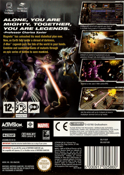 X-Men Legends - Dos