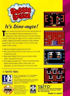 Bubble Bobble dos
