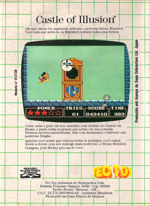 Castle of Illusion starring Mickey Mouse - Dos