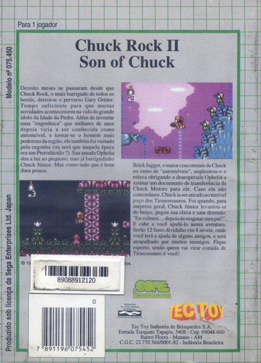 Chuck Rock II : Son of Chuck - Dos