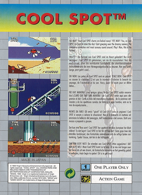 Cool Spot - Dos
