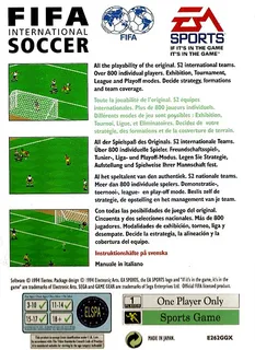 FIFA International Soccer dos