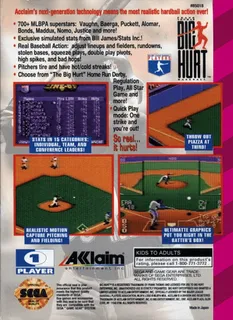 Frank Thomas Big Hurt Baseball dos