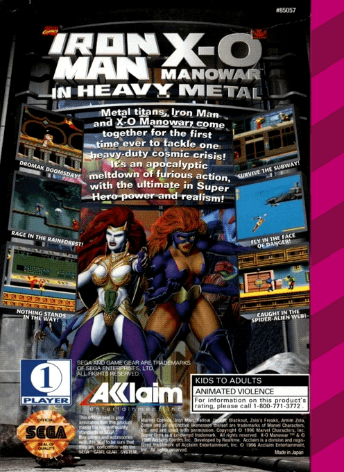 Iron Man X-O Manowar in Heavy Metal - Dos