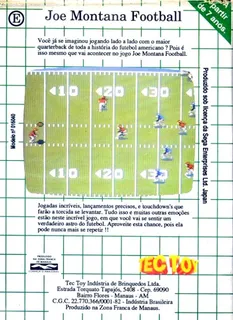Joe Montana Football dos