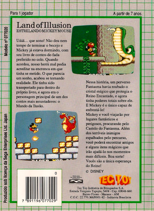 Land of Illusion Starring Mickey Mouse - Dos
