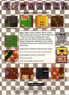 Micro Machines 2 - Turbo Tournament dos