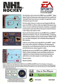 NHL Hockey dos