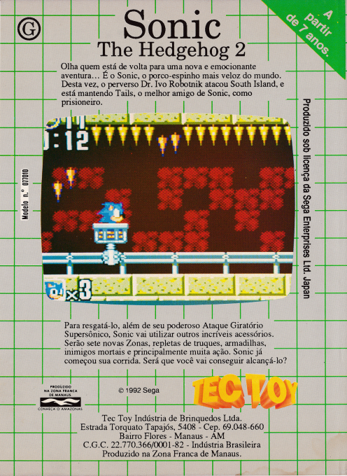 Sonic The Hedgehog 2 dos