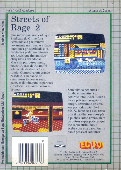 Streets of Rage - Dos