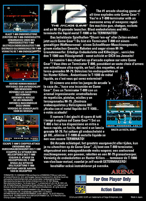 T2 : The Arcade Game - Dos