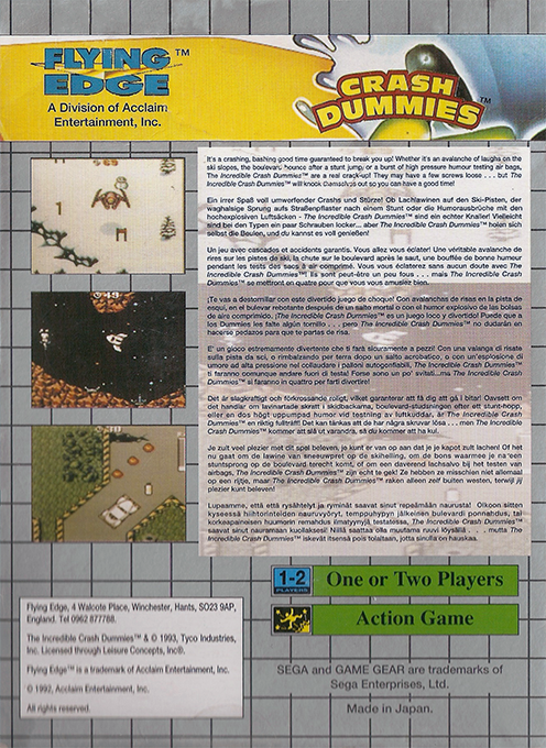 The Incredible Crash Dummies - Dos