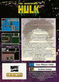 The Incredible Hulk dos