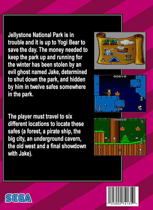 Yogi Bear in Yogi Bear's Goldrush - Dos