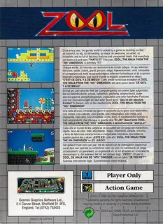 Zool : Ninja of the “Nth” Dimension dos