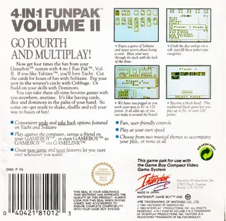 4-in-1 Fun Pak Volume II dos