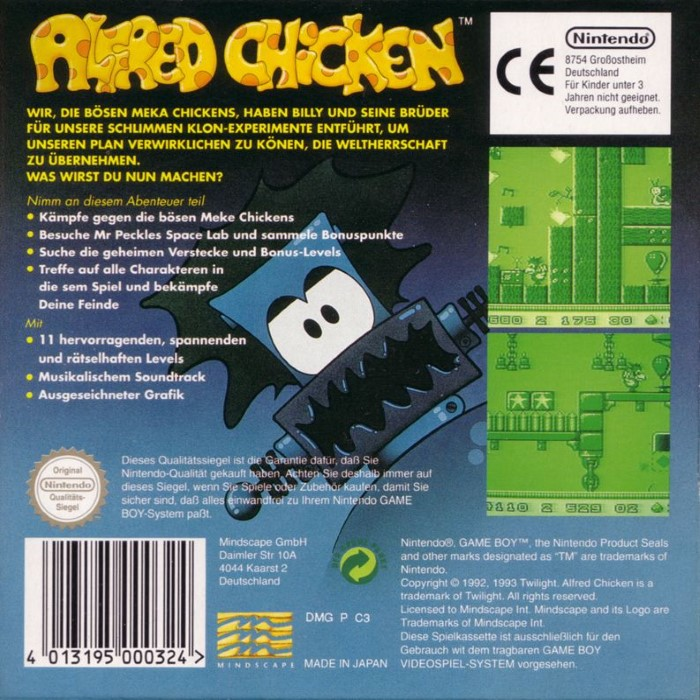 Alfred Chicken - Dos