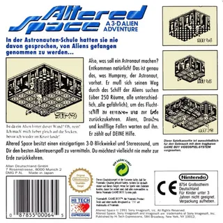 Altered Space: A 3-D Alien Adventure dos