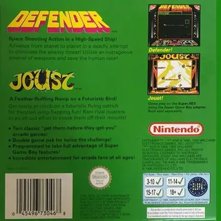 Arcade Classic No. 4 : Defender & Joust dos
