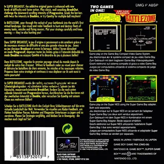 Arcade Classics - Super Breakout & Battlezone dos