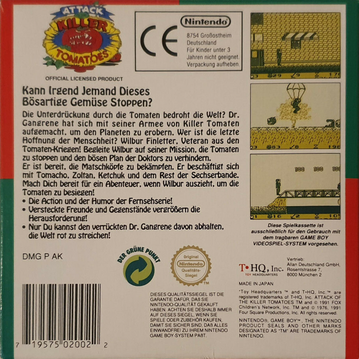 Attack of the Killer Tomatoes - Dos