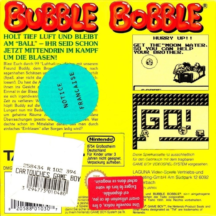 Bubble Bobble - Dos